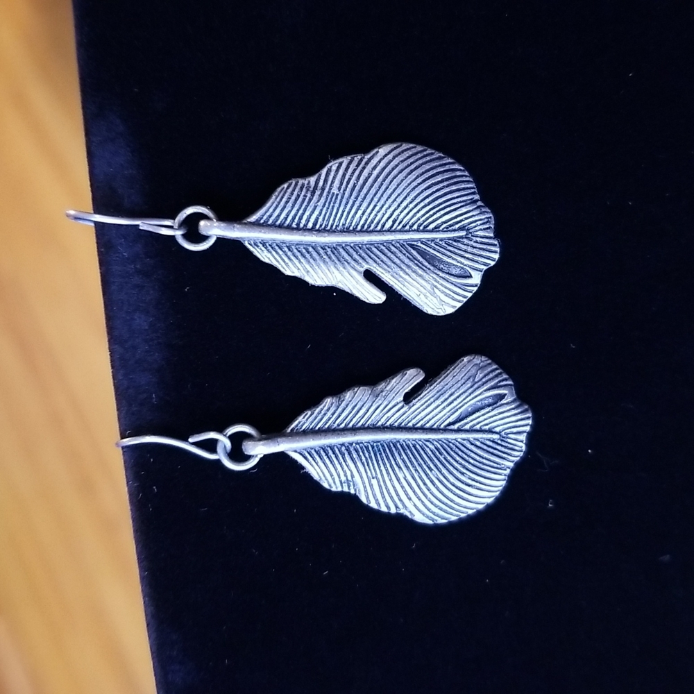 Vintage Feather Earrings
